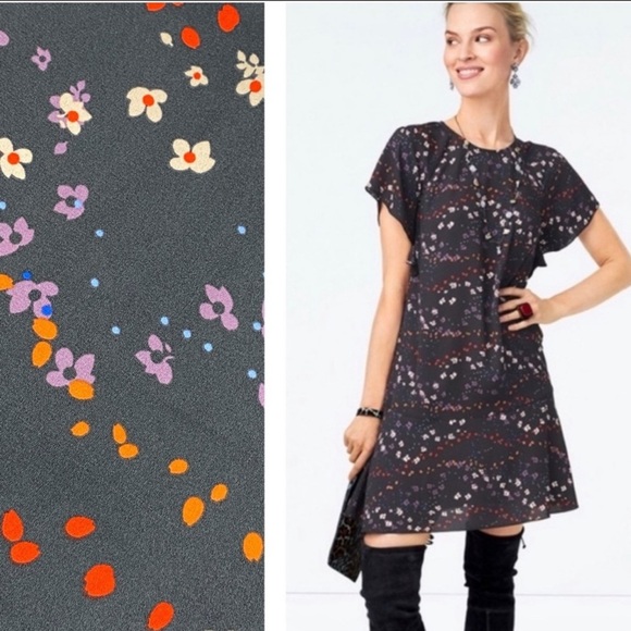 Cabi | Muse Floral Flutter Sleeve Dress Style 3828 - Picture 9 of 14